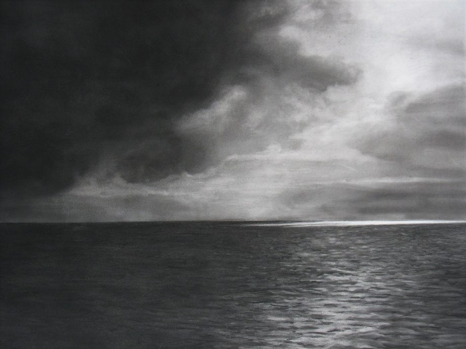 Sea. Charcoal on paper. 70x100.