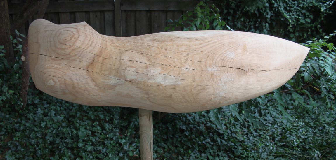 Jan van Aldenhoven. Hamanaiade. 2015. Oak wood. 170 cm. €2200,-