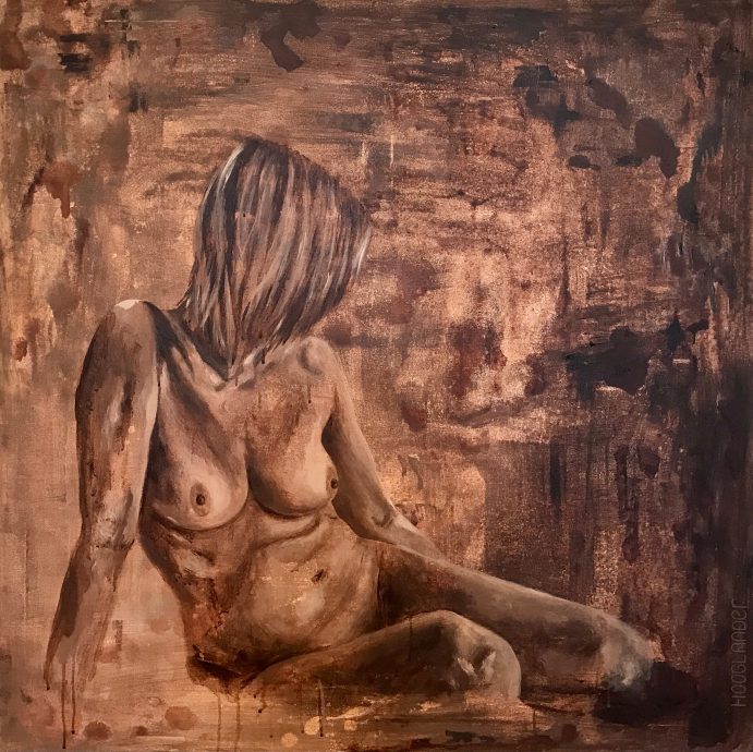 Another woman. Acryl on canvas. 100x100 cm.