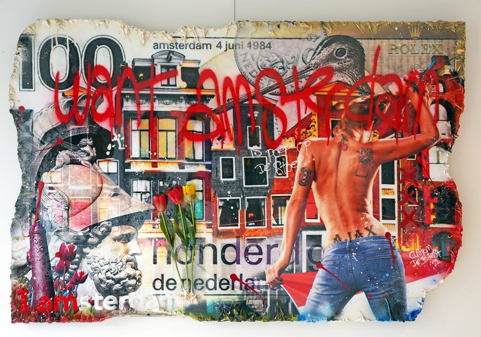 Custom de Biest, Want Amsterdam, 150 x 100 cm.