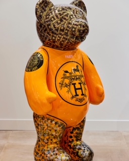 Ghost art, Hermes bear xxl,  160 cm, circa 50 kg.